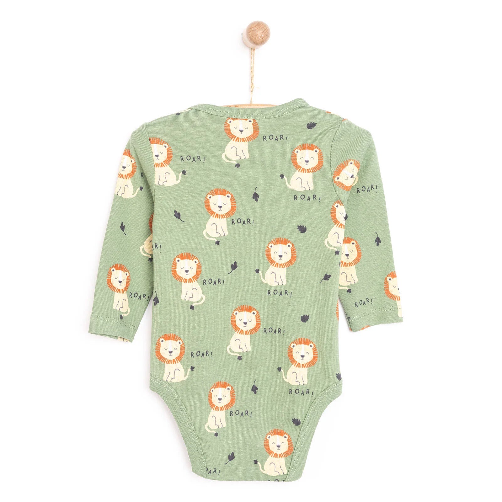 HelloBaby Baby Boy Long Sleeve Body - Green - ebebek - Black Friday