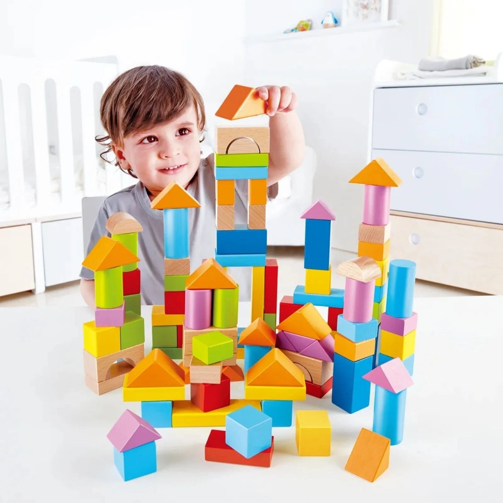 Hape Wonderful Beech Blocks 101 pcs - ebebek - Black Friday