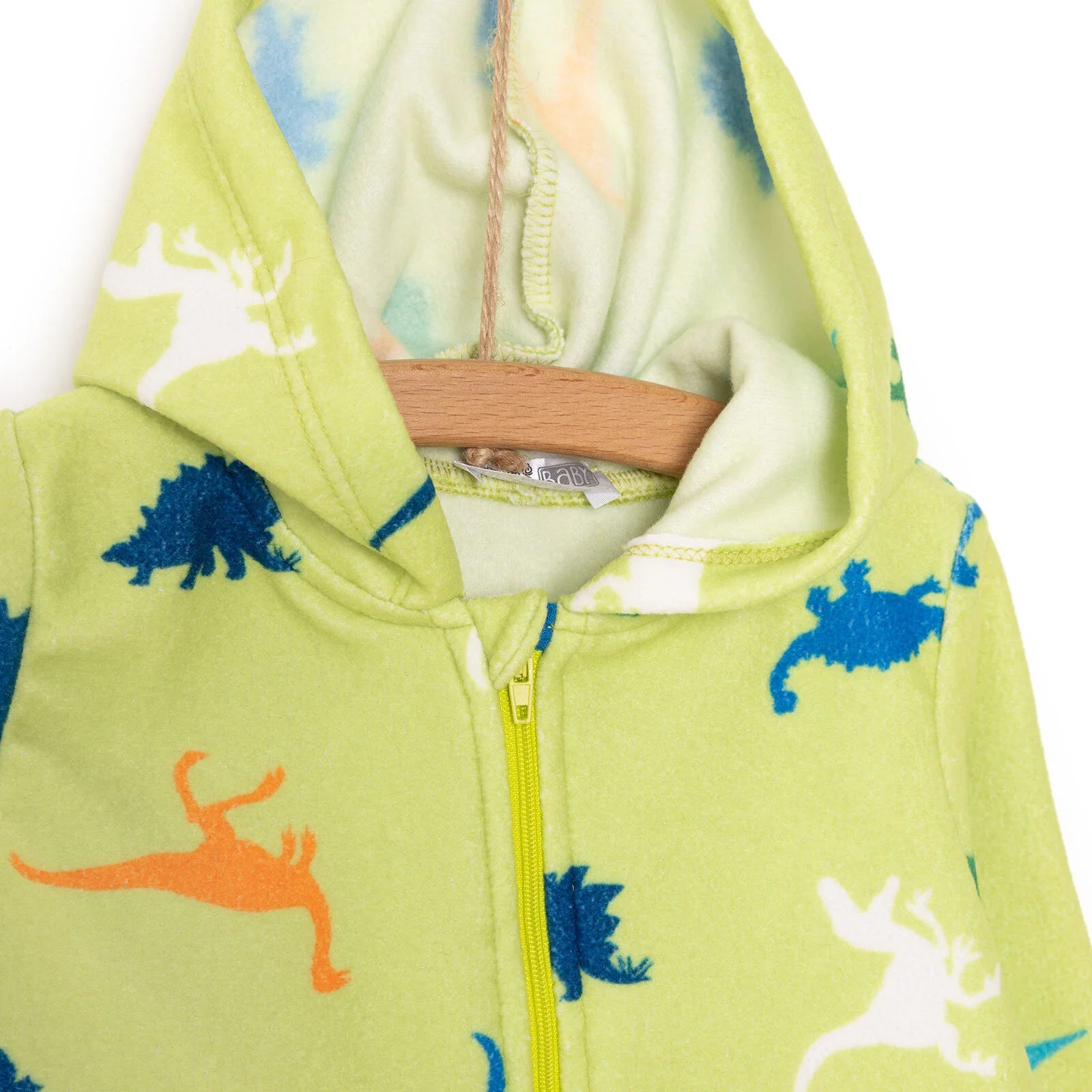 HelloBaby Basic Repeat Printed Fleece Jumpsuit - Printed - ebebek - Black Friday