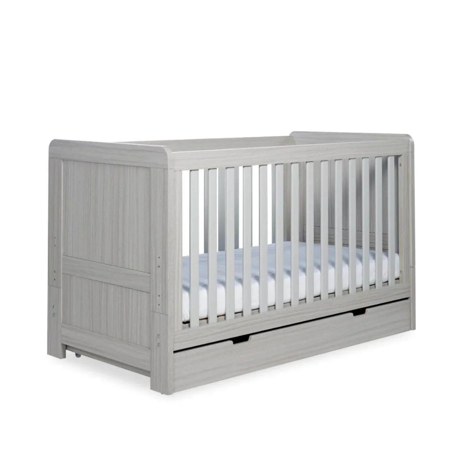 Ickle Bubba Pembrey Cot Bed & Under Drawer Ash Grey - Without Mattress - ebebek - Black Friday