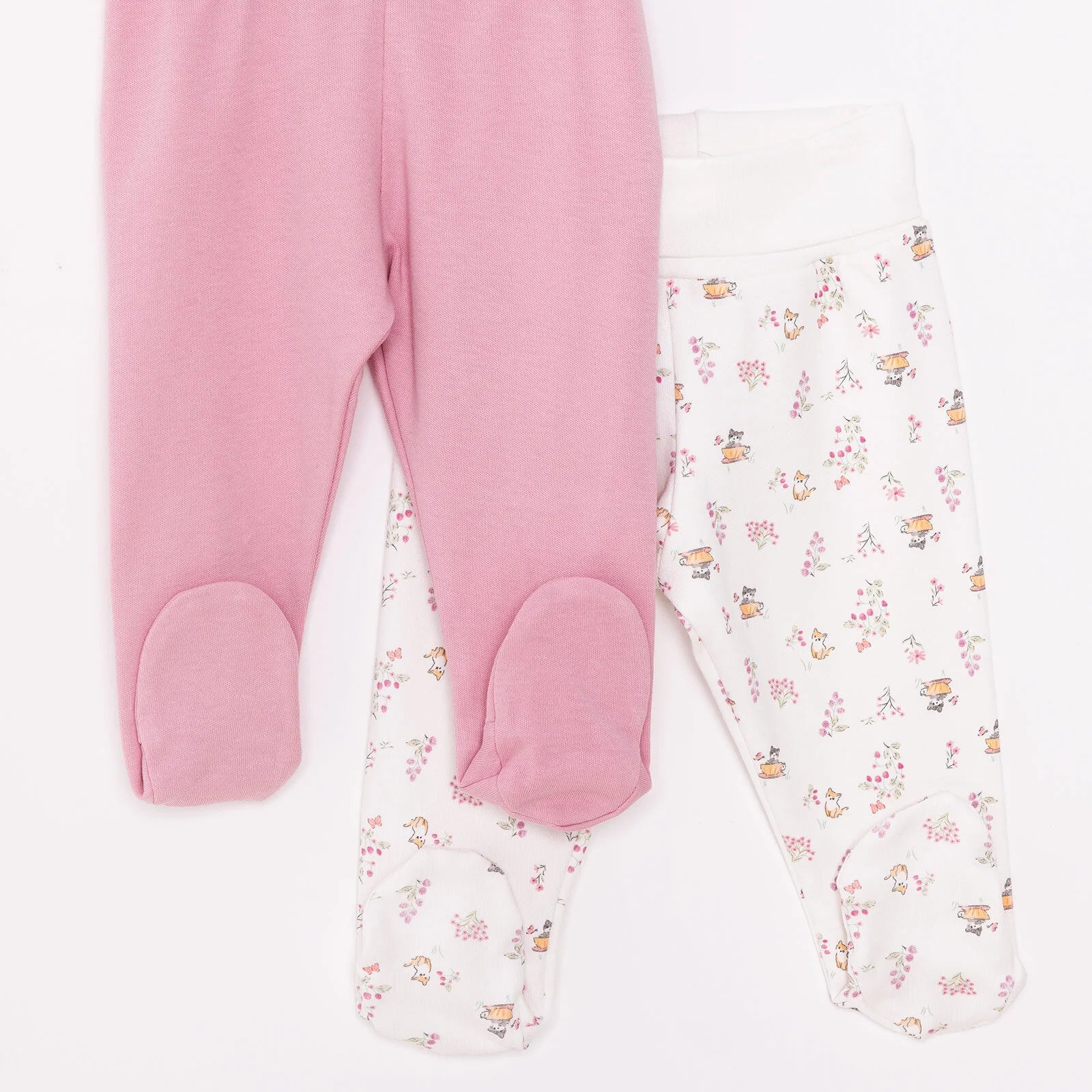 Tiffany Baby Girl 2 Pcs Footed Bottom - Grey - ebebek - Black Friday