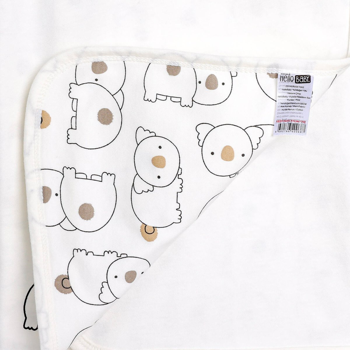 HelloBaby 10 Pcs Newborn Starter Set - Pink - ebebek - Black Friday