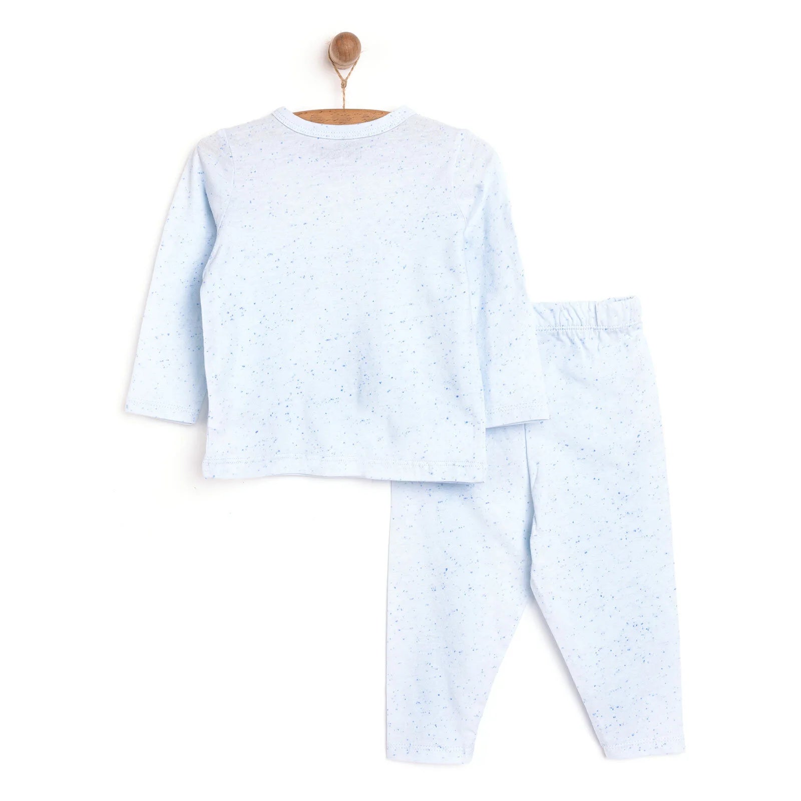 HelloBaby Boy Long Sleeve Pyjamas Set - Blue - ebebek - Black Friday