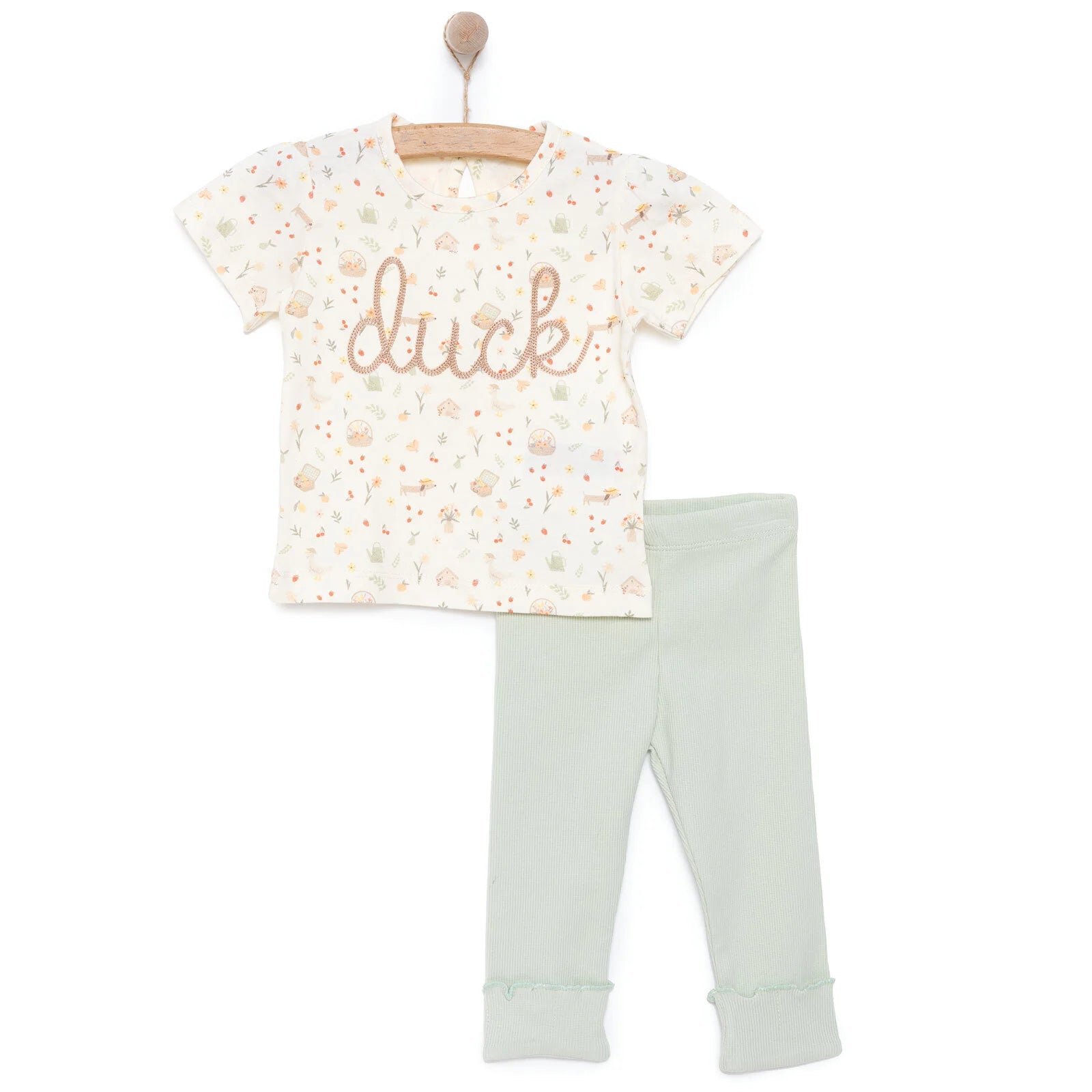 Bebetto Newborn Cute Duck Sweatshirt - Multicolour - ebebek - Black Friday