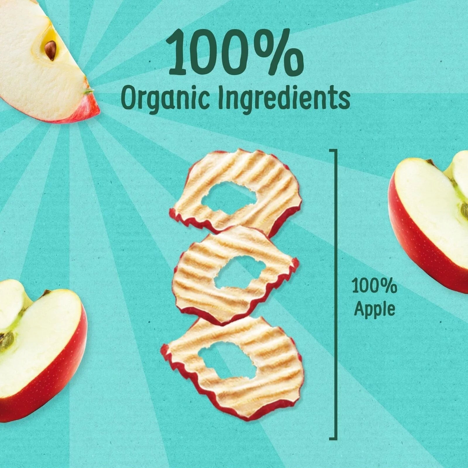 Organix Kids Wavy Apple Snackers 15g - ebebek - Black Friday