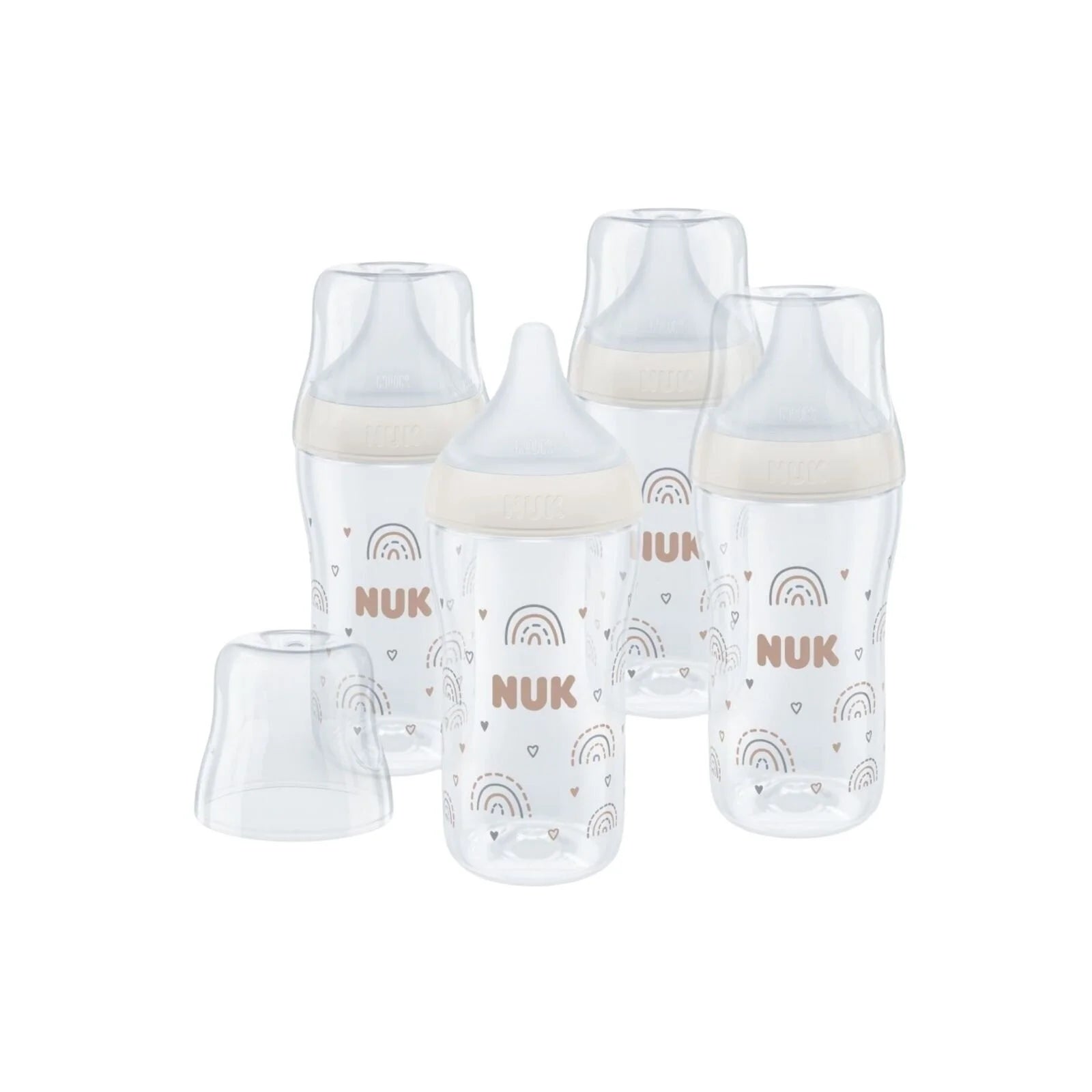 NUK Anti - Colic Perfect Match 260ml Pack of 4 - Rainbow - ebebek - Black Friday