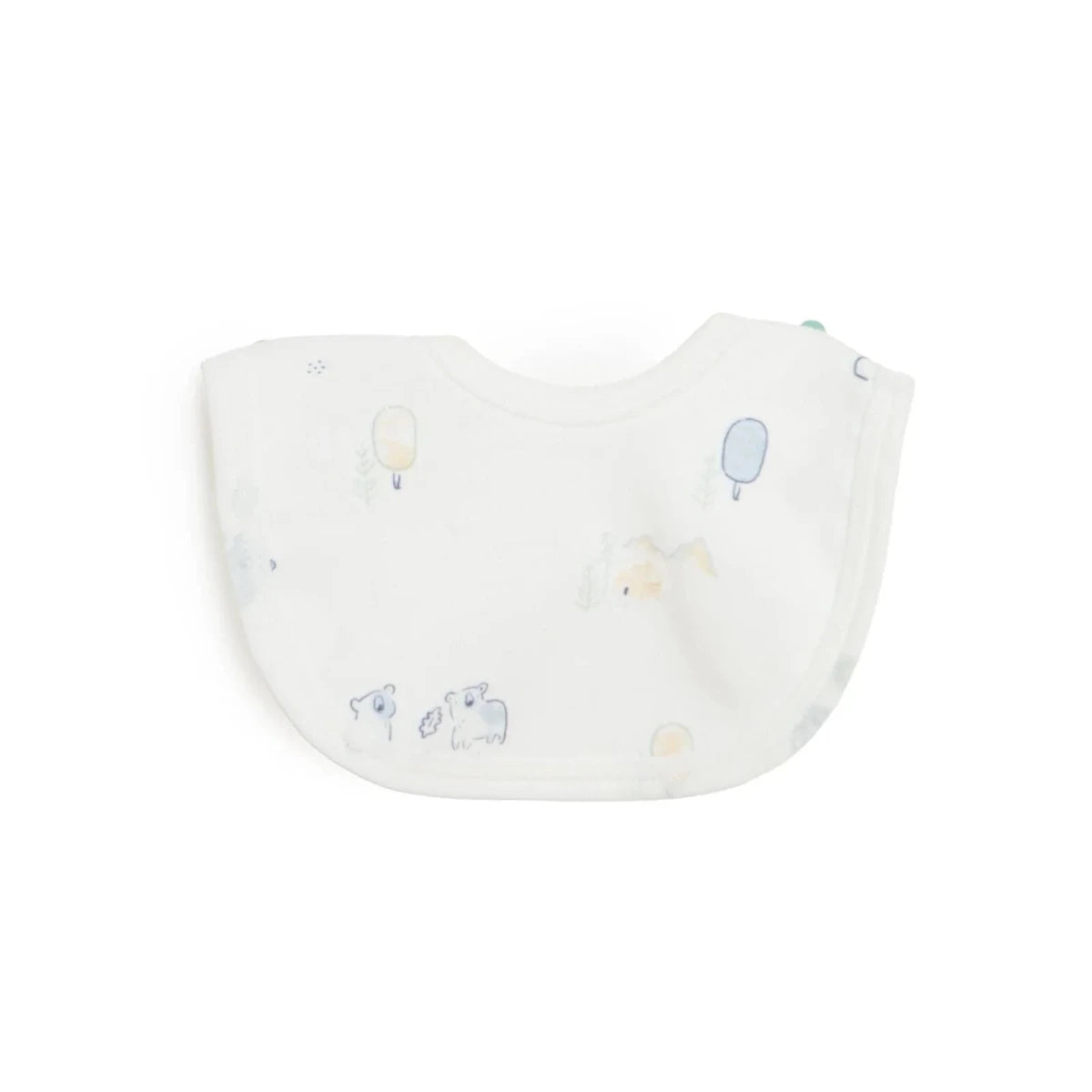 Aziz Bebe 5 Piece Happy Little Bear Print Envelope Neck Baby Hospital Bag Set (Newborn) Ecru - ebebek