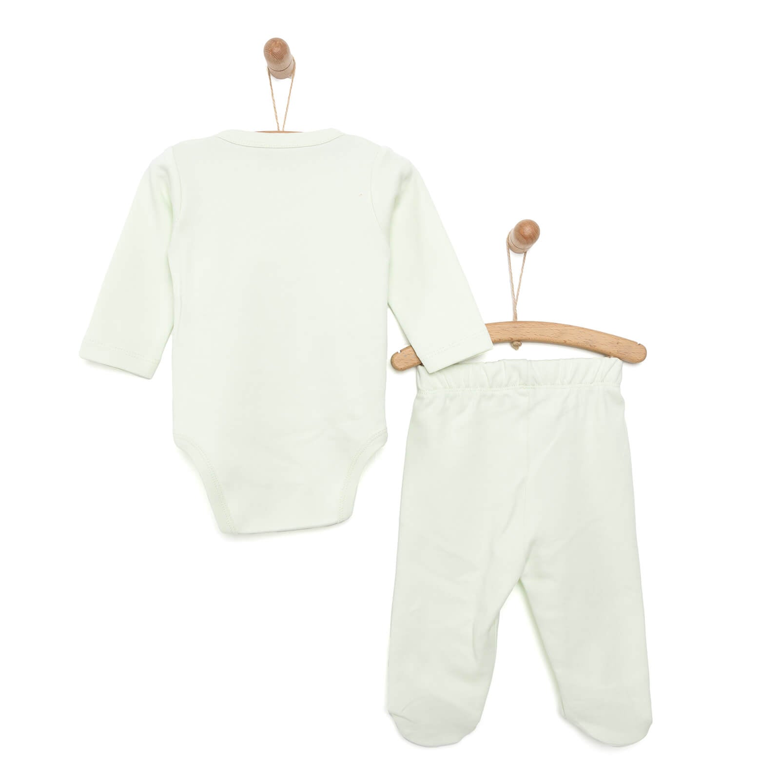 HelloBaby Newborn 2 Pcs Set - Light Green - ebebek - Black Friday