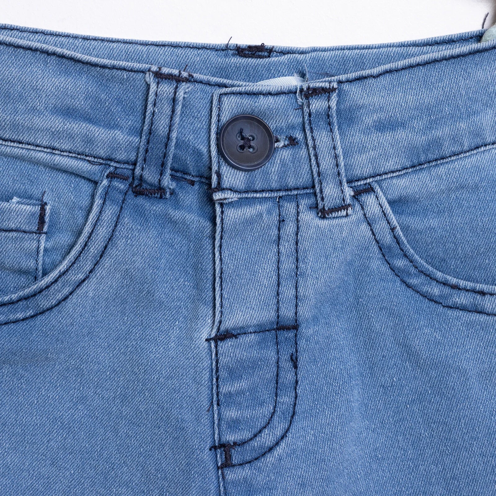 HelloBaby Unisex Baby Denim Short - Blue - ebebek - Black Friday