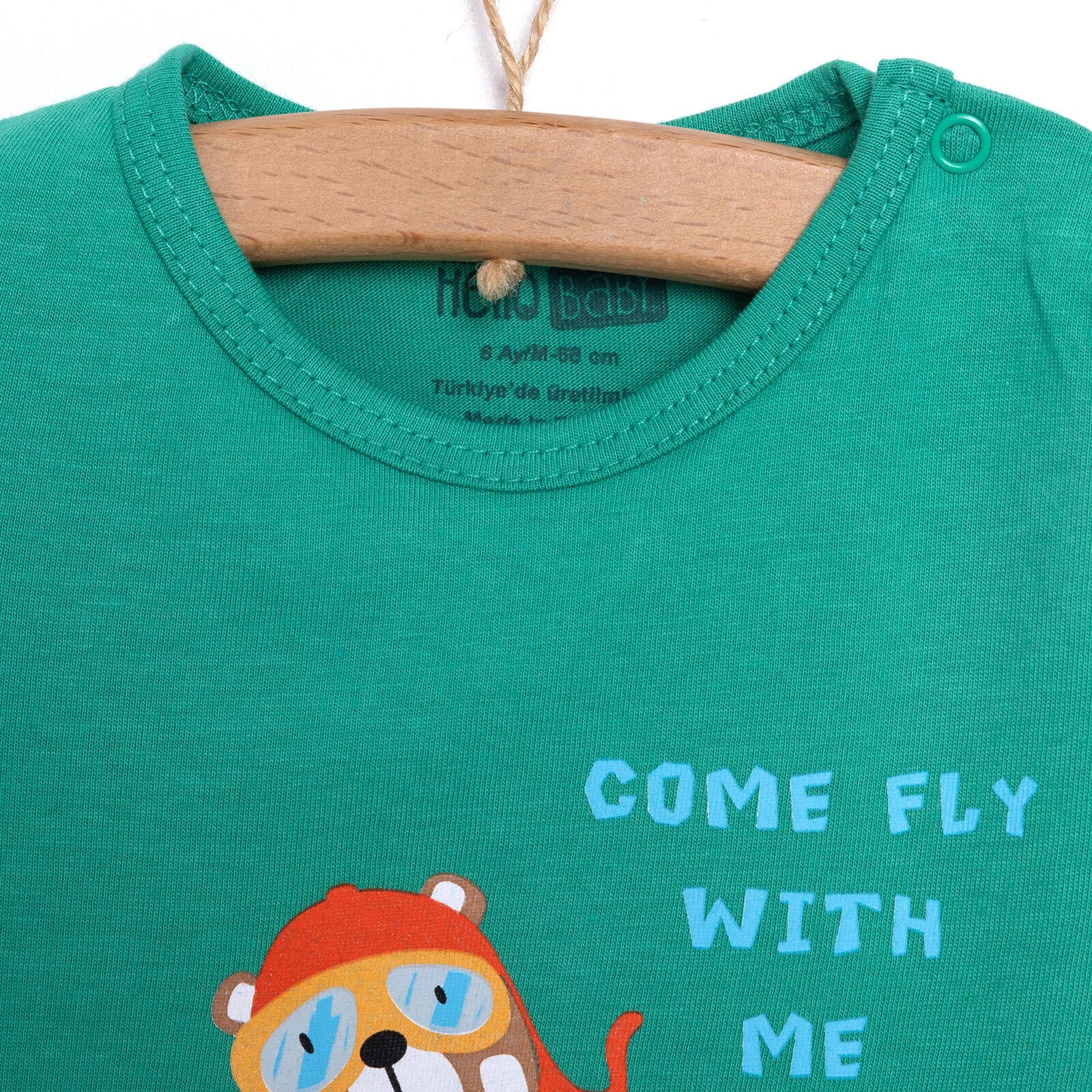 HelloBaby Baby Boy Short Jumpsuit - Green - ebebek - Black Friday