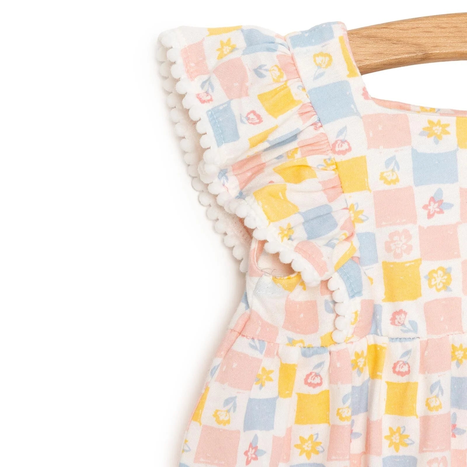 HelloBaby Flowers Girl Short Overalls - Printed - ebebek - Black Friday