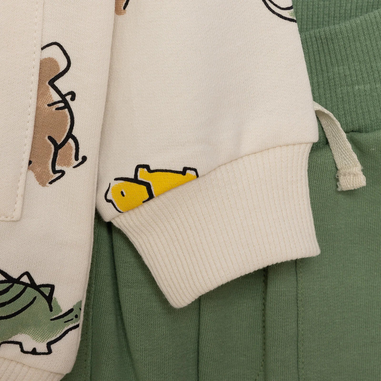 Cocux Animals Baby Boy Tracksuit - Beige - ebebek - Black Friday