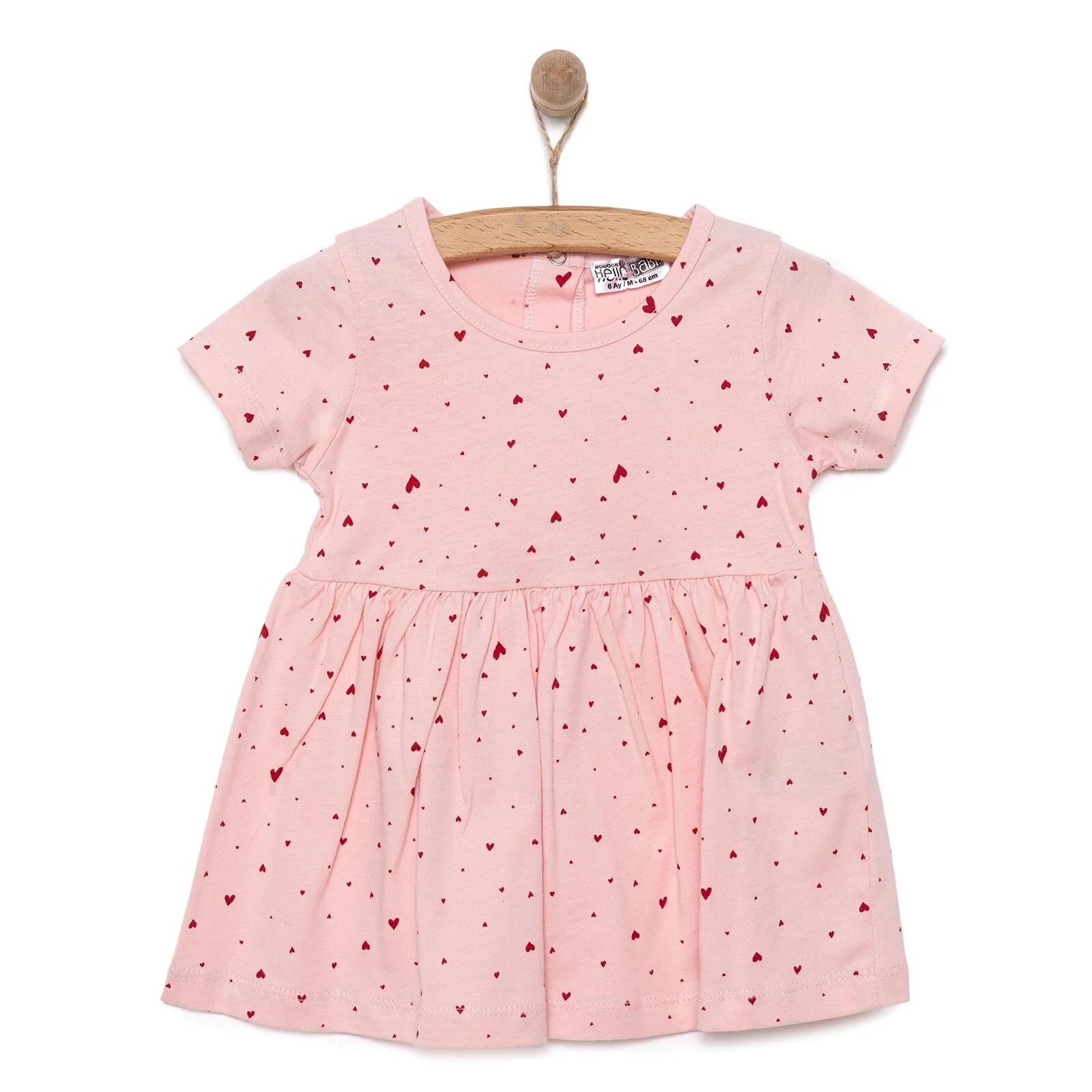 HelloBaby Newborn Girl Knitted Dress - Powder - ebebek - Black Friday