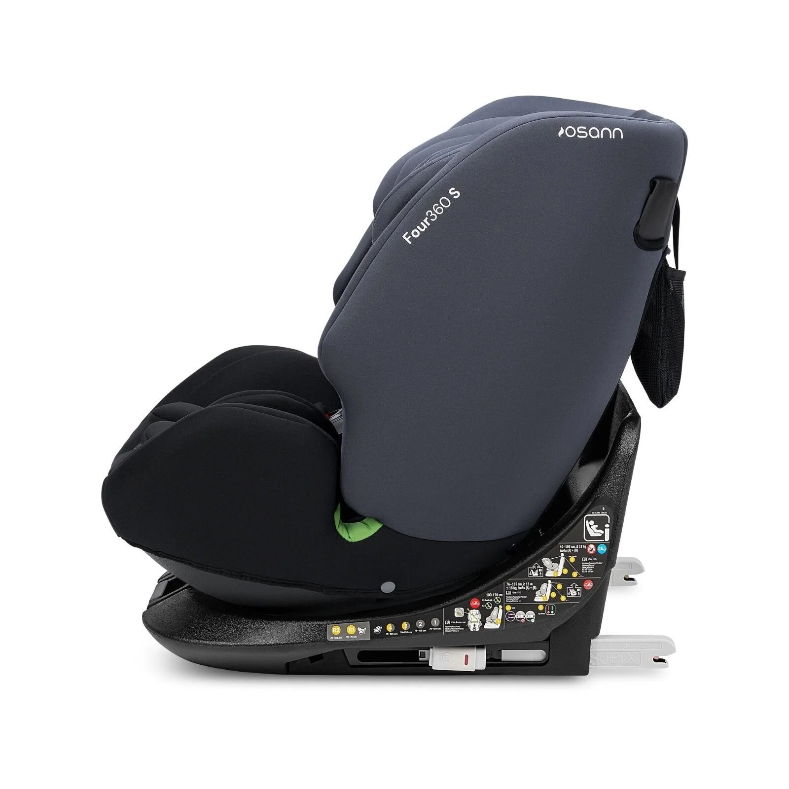 Osann Four360 0+/1/2/3 S ISOFIX Car Seat - Black Grey - ebebek - Black Friday