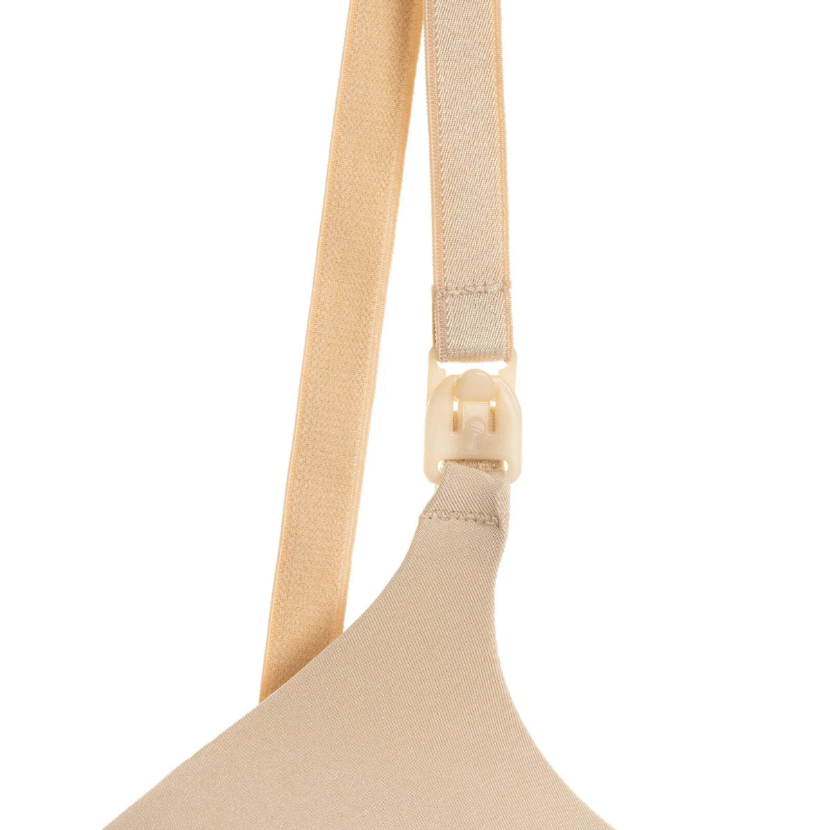 Baby Mom Women's Satin Padded Nursing Bra Beige - ebebek