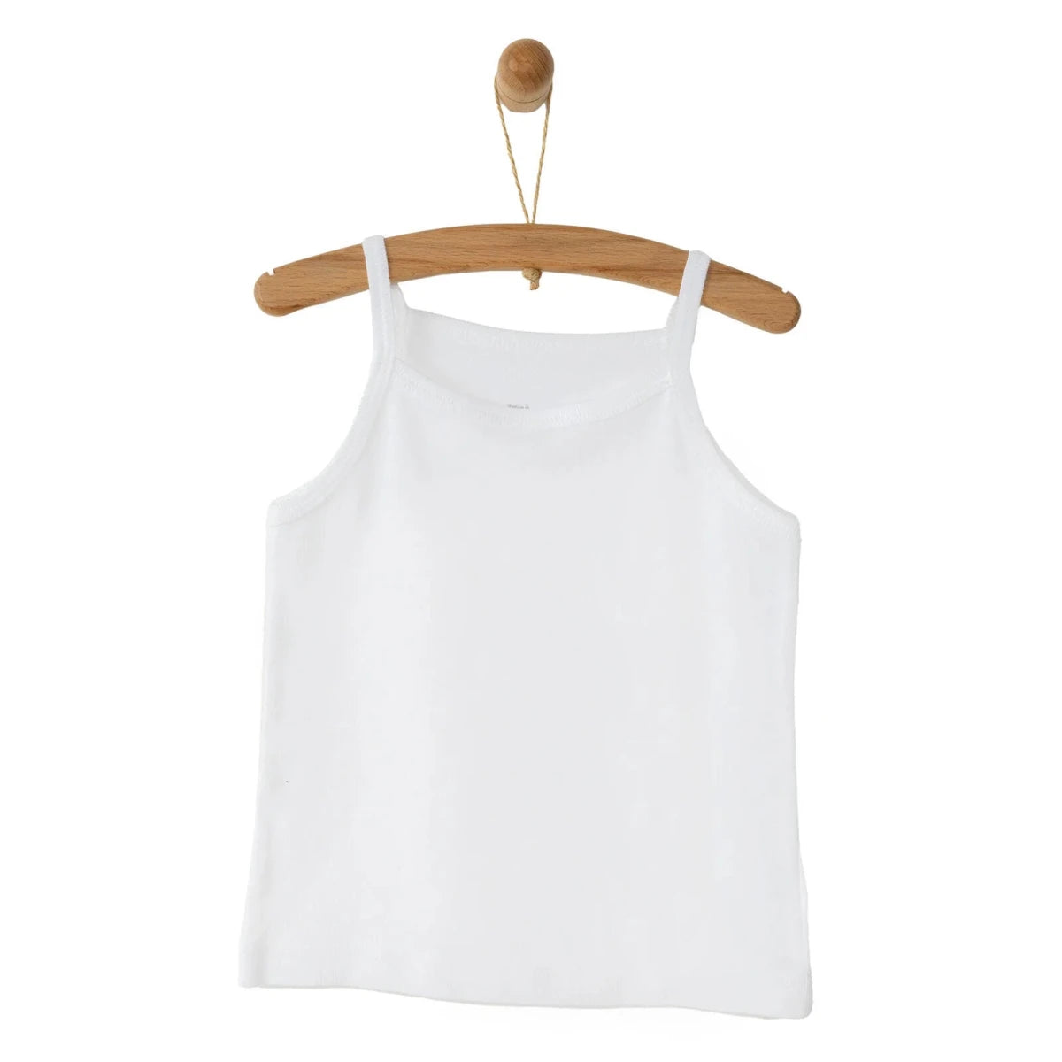 HelloBaby 2 Pack Strappy Baby Vests (12 Months to 5 Years) White - ebebek