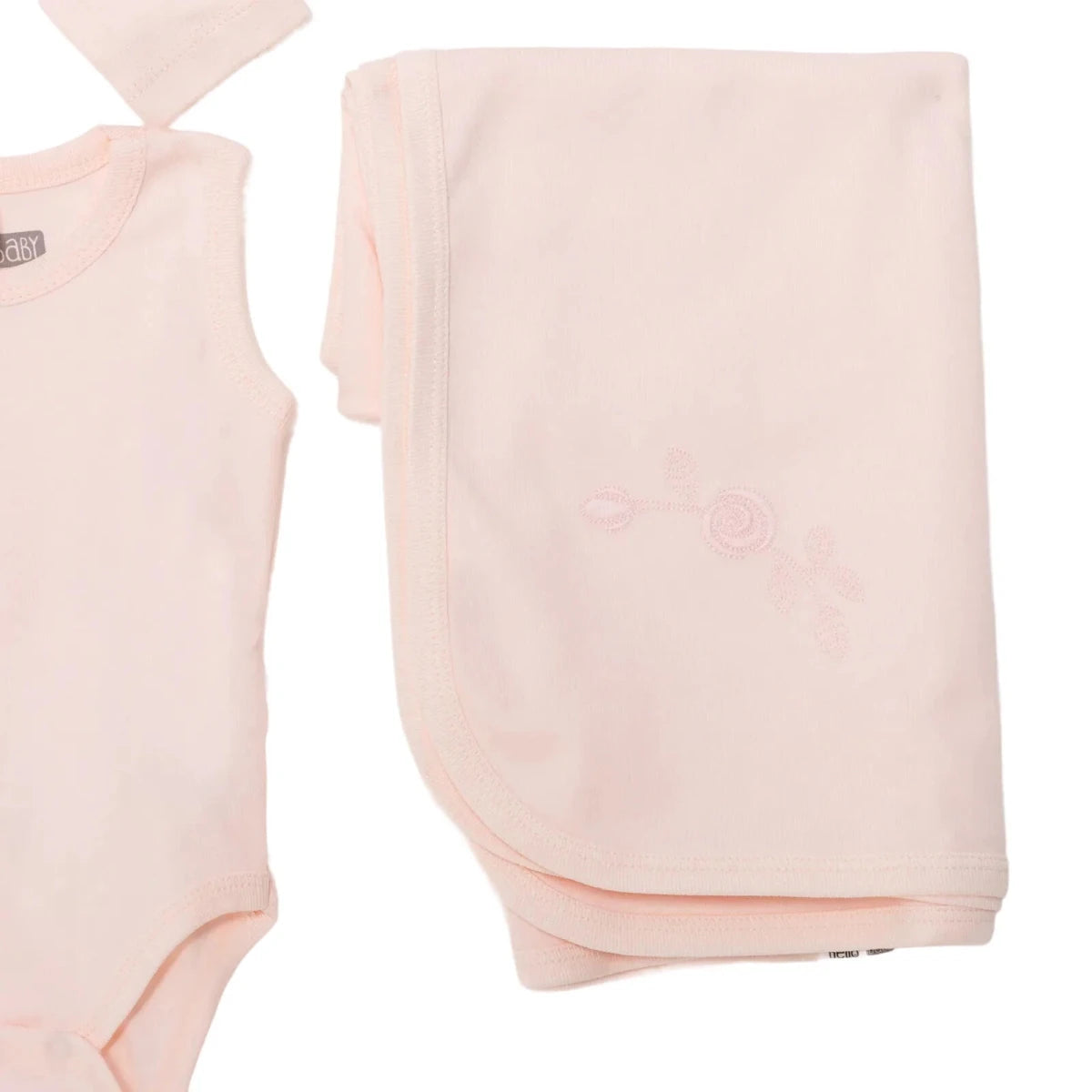 HelloBaby 10 Piece V Neck Baby Hospital Bag Set (Newborn) Pink - ebebek