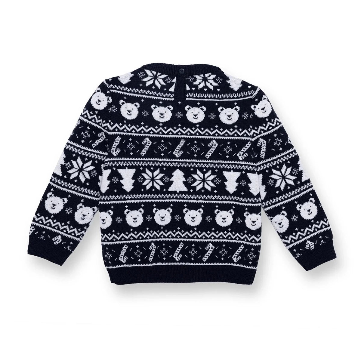 HelloBaby Knitted Baby Jumper (9-12 Months to 4-5 Years) Navy Blue - ebebek