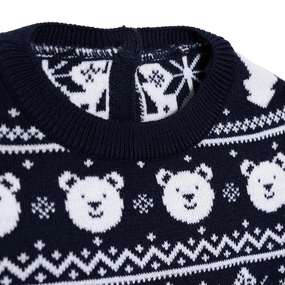 HelloBaby Knitted Baby Jumper (9-12 Months to 4-5 Years) Navy Blue - ebebek