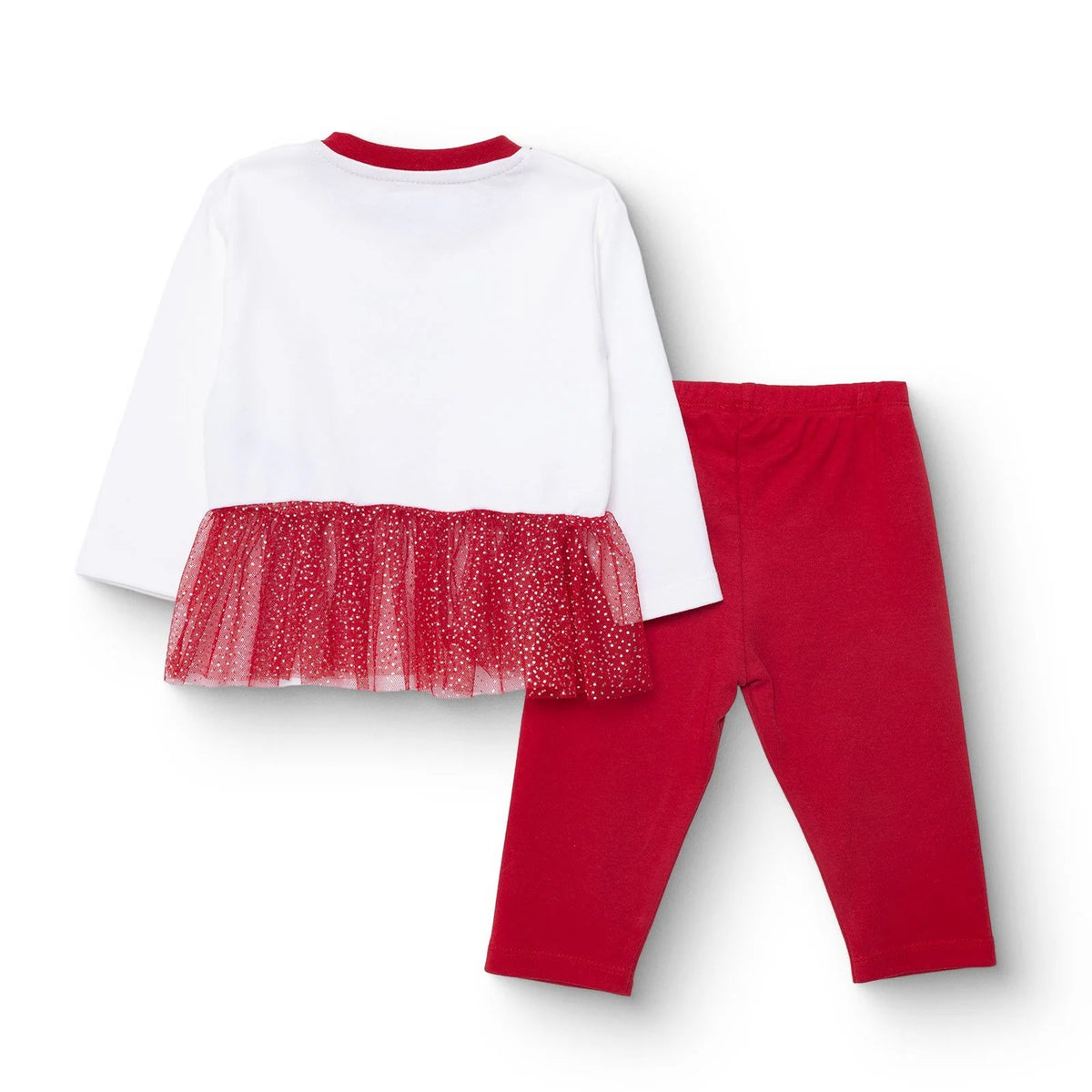 HelloBaby Festive Print Long Sleeve Baby Pyjama Set (6-9 Months to 3-4 Years) Red - ebebek