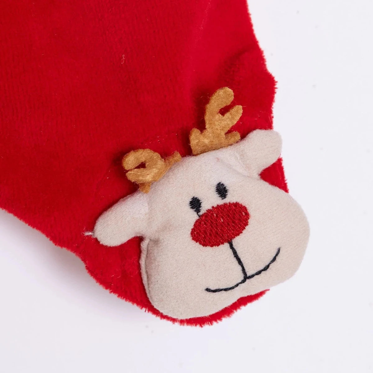 HelloBaby Velour Footed Baby Bottoms (Newborn to 6-9 Months) Red - ebebek