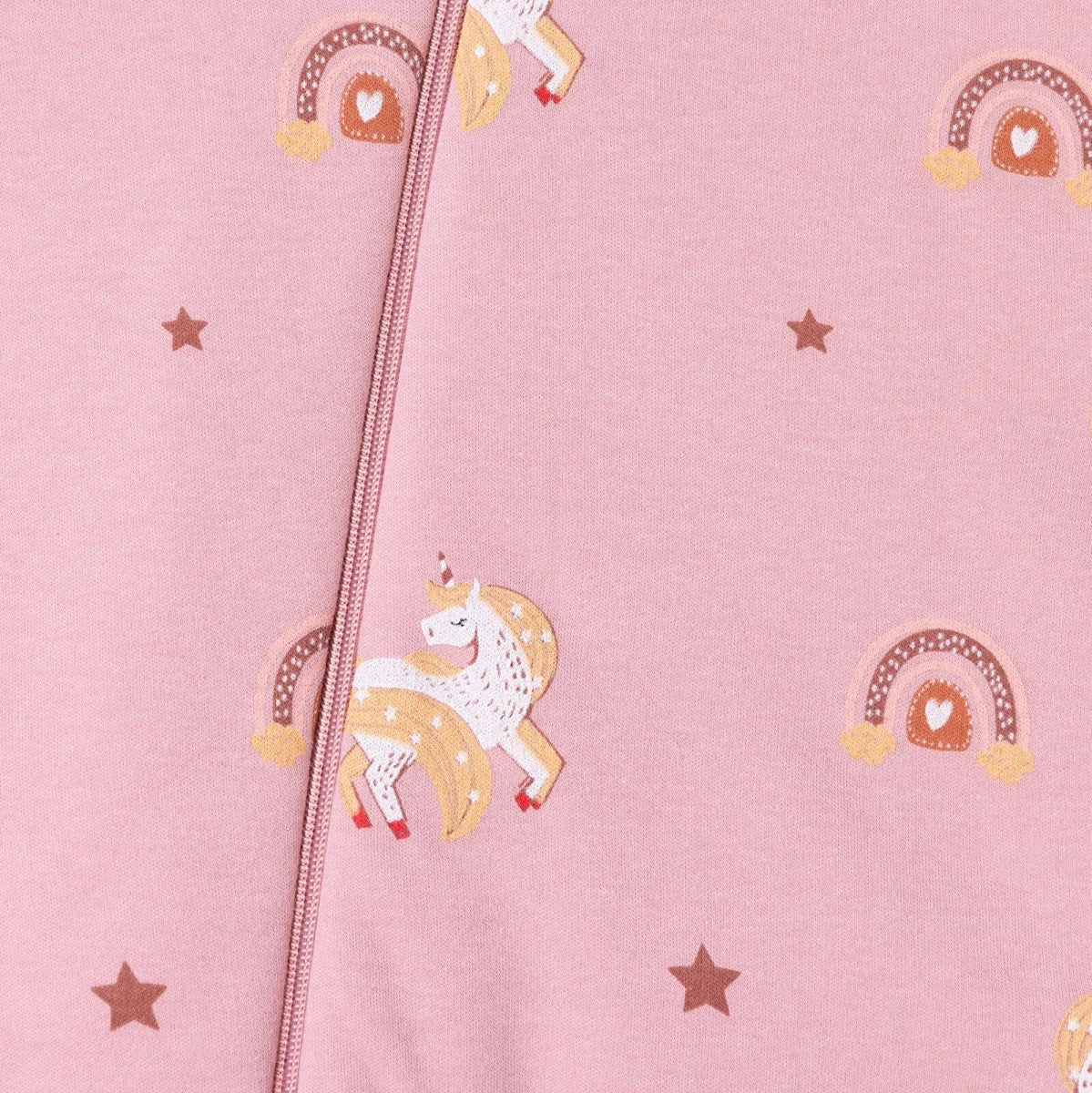 Little Plane Unicorn Print 2.5 Tog Long Sleeve Footless Baby Sleep Bag (9 Months to 5 Years) Pink - ebebek