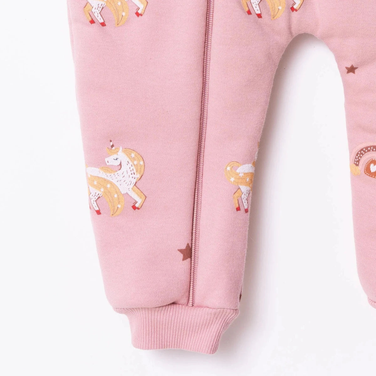 Little Plane Unicorn Print 2.5 Tog Long Sleeve Footless Baby Sleep Bag (9 Months to 5 Years) Pink - ebebek