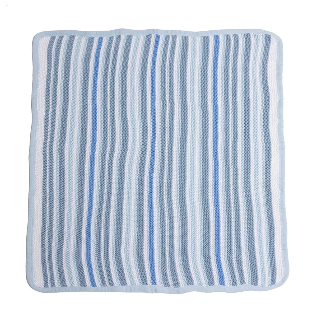 Little Dreams Knitted Baby Blanket (90 x 100 cm) Blue - ebebek