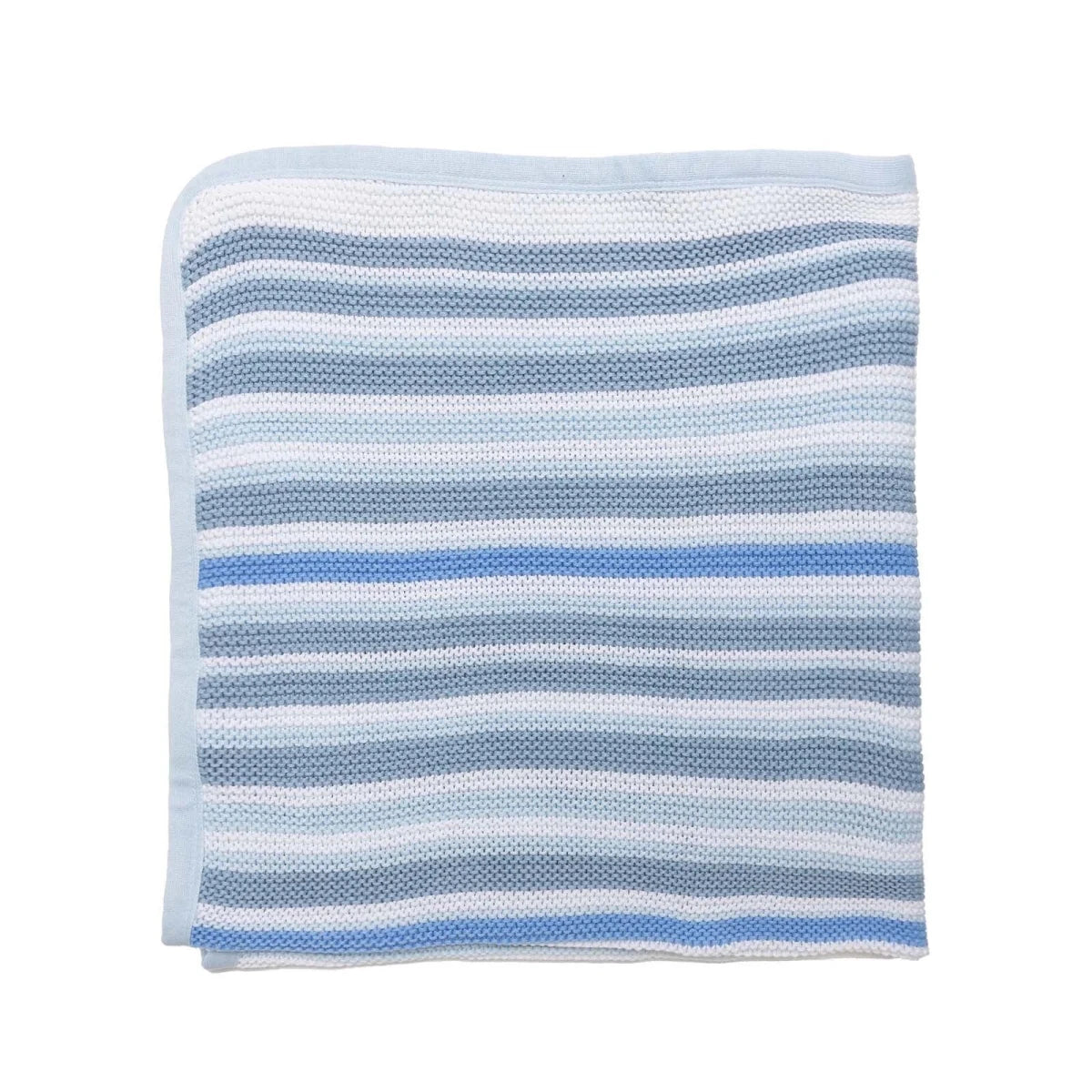 Little Dreams Knitted Baby Blanket (90 x 100 cm) Blue - ebebek