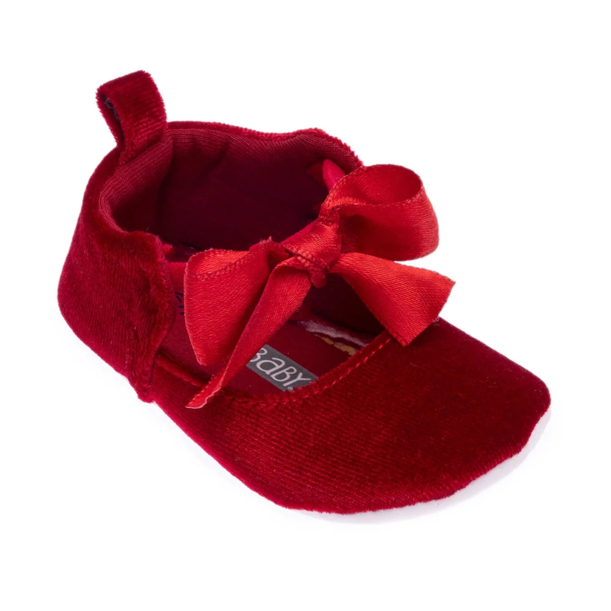 HelloBaby New Year Velvet Pre-Walker Baby Shoes Red - ebebek