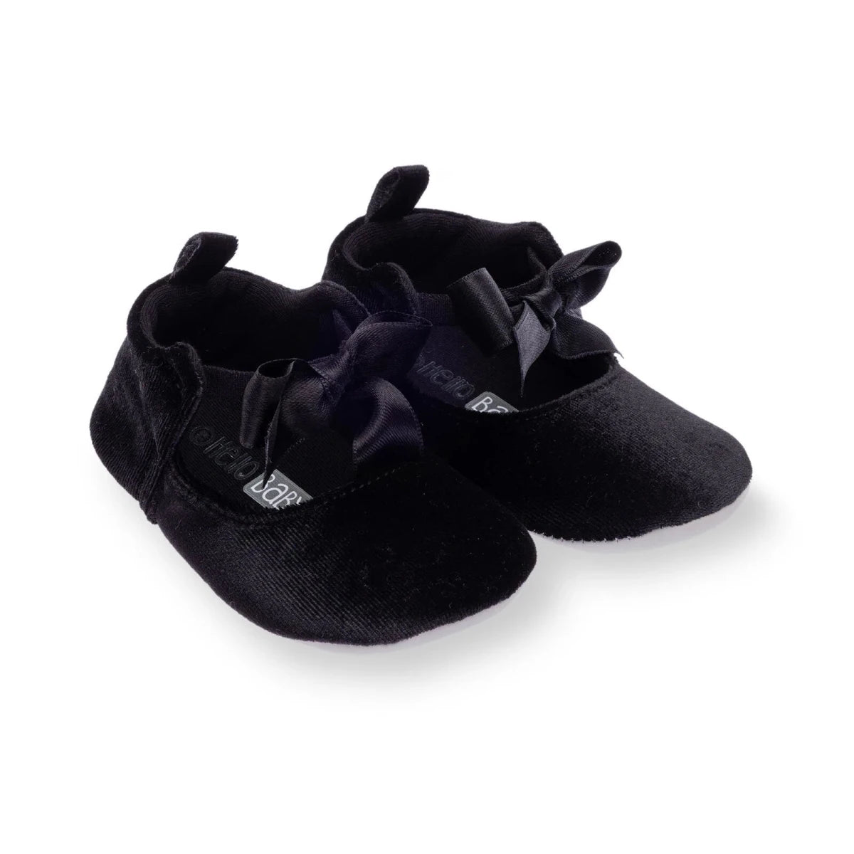 HelloBaby New Year Velvet Pre-Walker Baby Shoes Black - ebebek