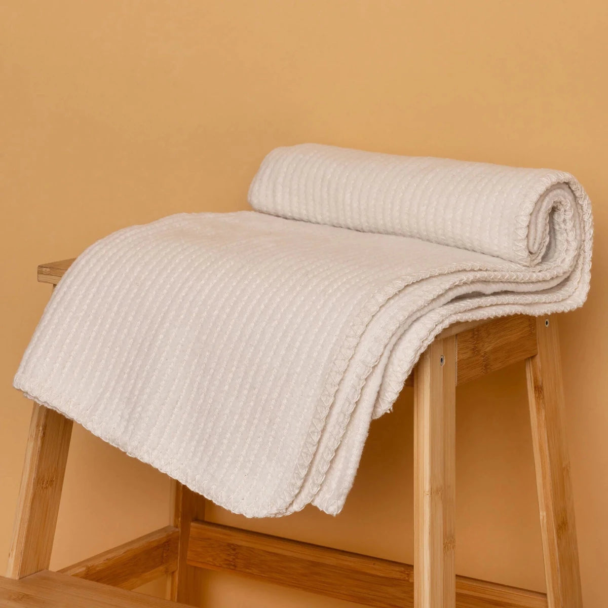 Little Dreams Wellsoft Fleece Baby Blanket (90 x 110 cm) Ecru - ebebek