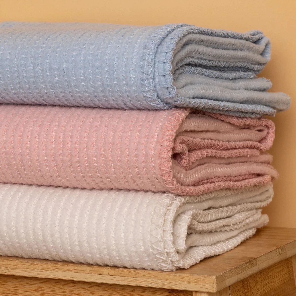 Little Dreams Wellsoft Fleece Baby Blanket (90 x 110 cm) Ecru - ebebek