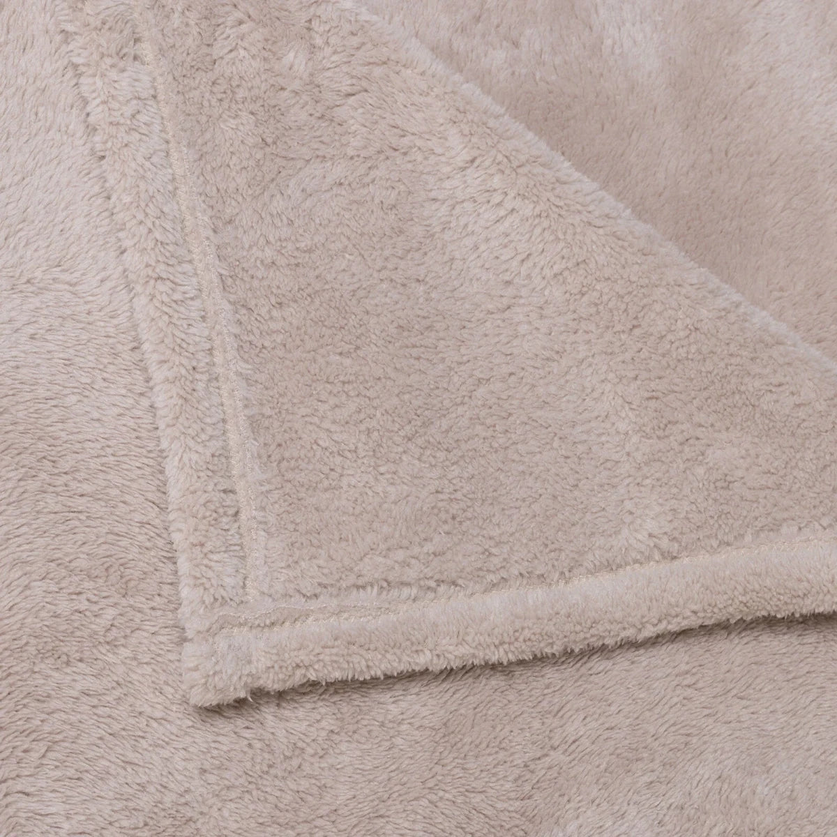 Mollia Wellsoft Fleece Baby Blanket (80 x 100 cm) Ecru - ebebek
