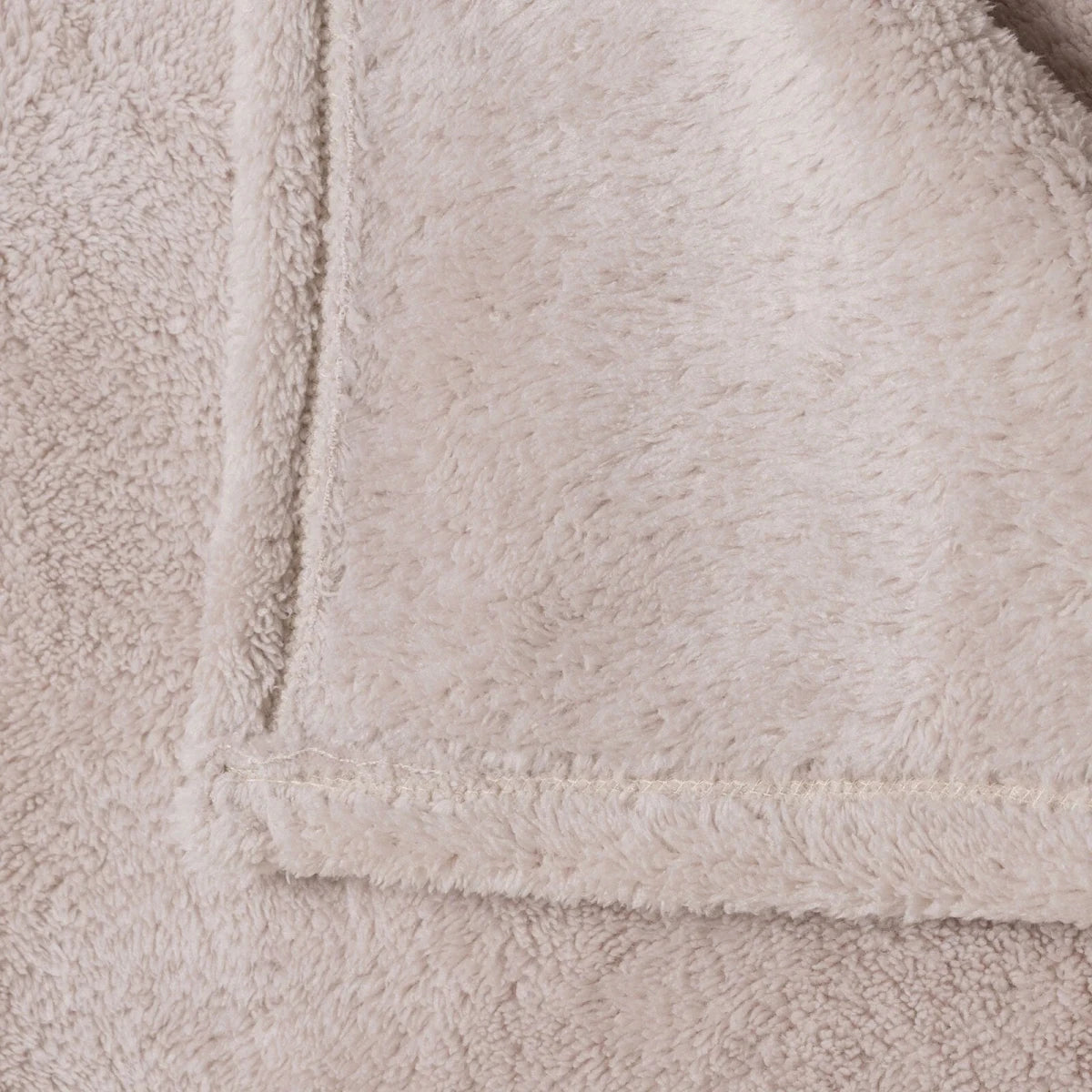 Mollia Wellsoft Fleece Baby Blanket (80 x 100 cm) Ecru - ebebek