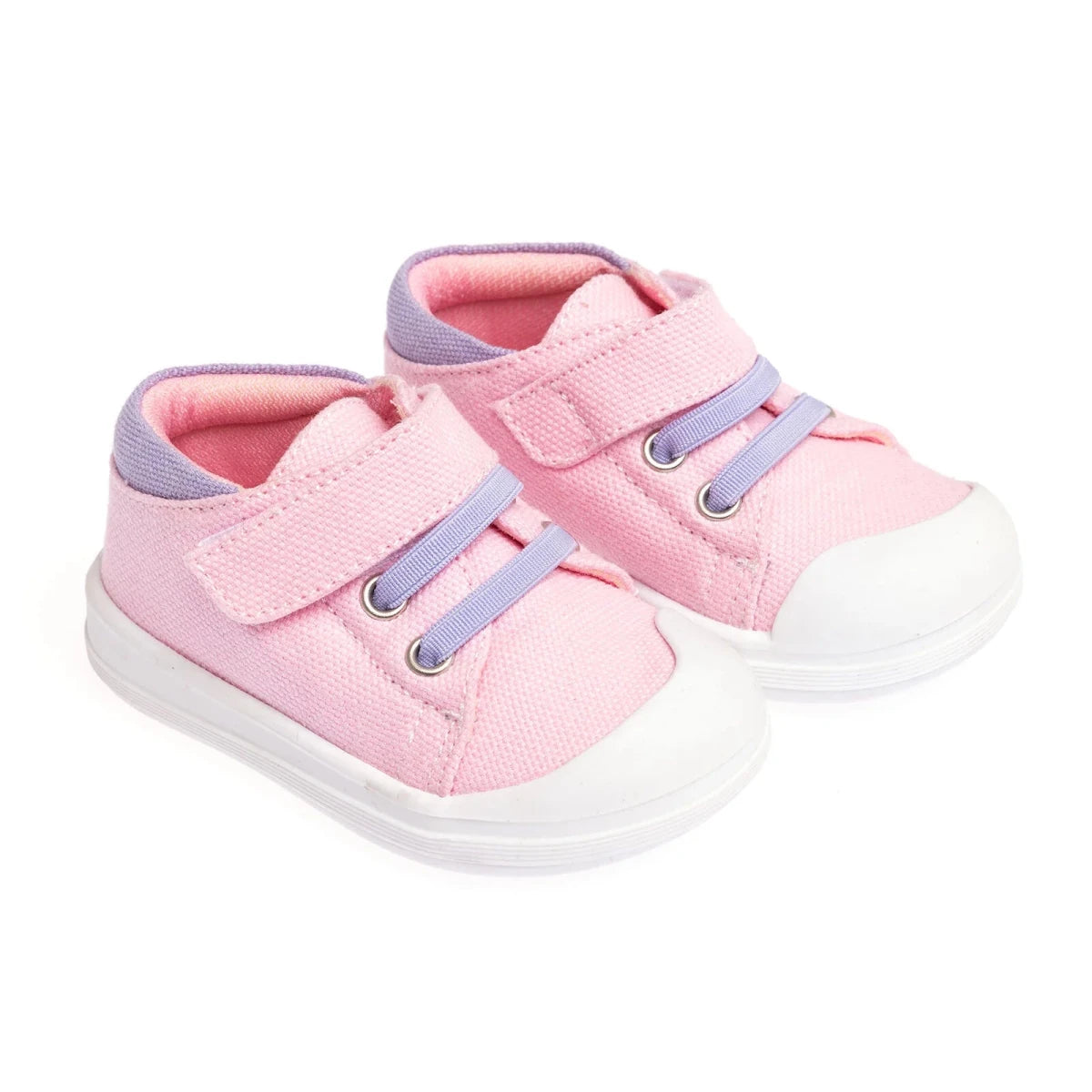 HelloBaby Canvas First Walker Baby Shoes Pink - ebebek