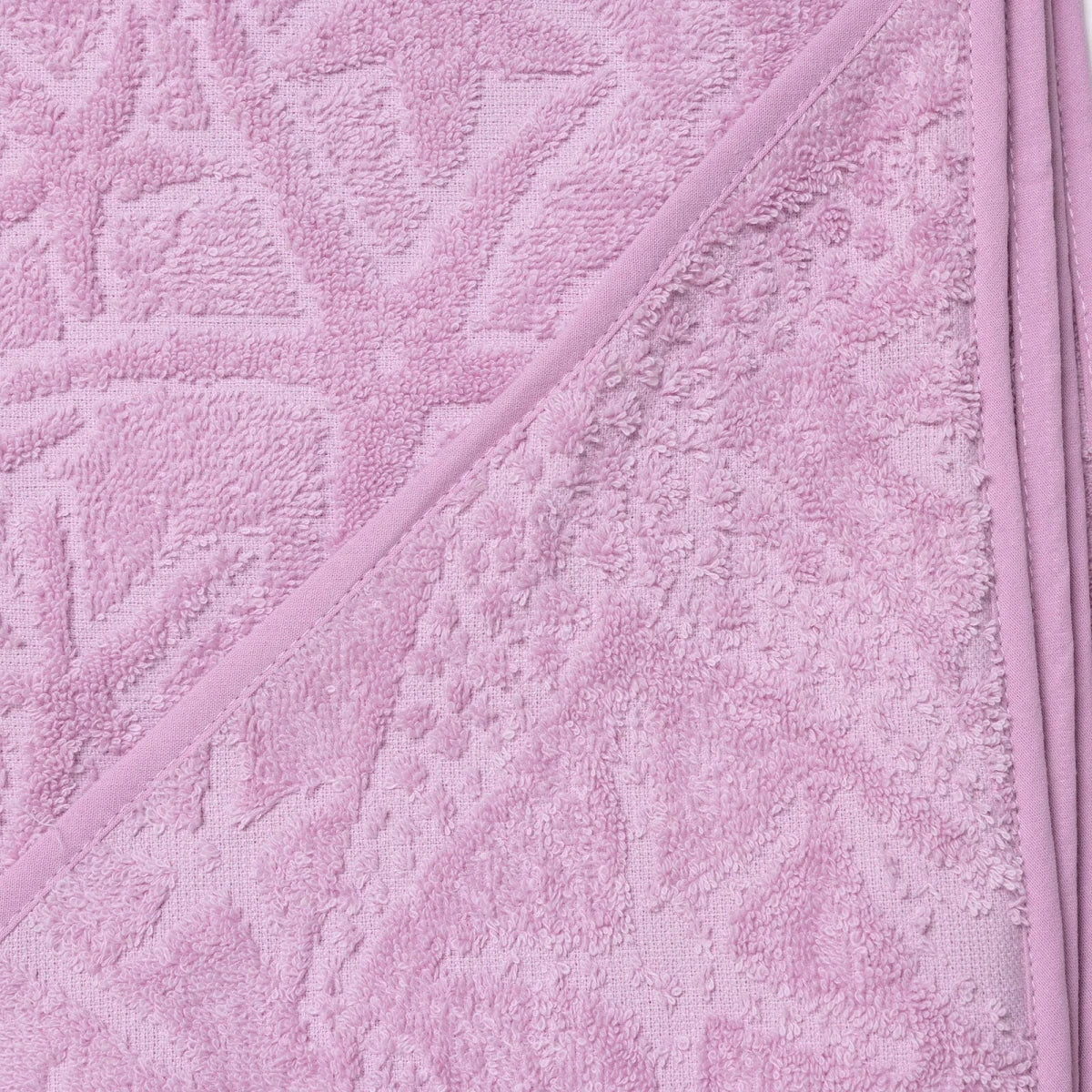 Mollia Starfish Print Baby Bath Towel (75 x 75 cm) Pink - ebebek
