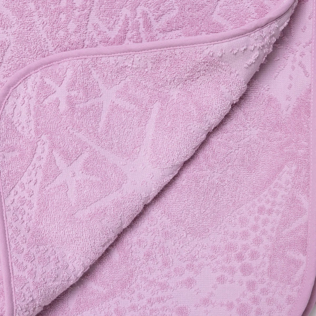 Mollia Starfish Print Baby Bath Towel (75 x 75 cm) Pink - ebebek