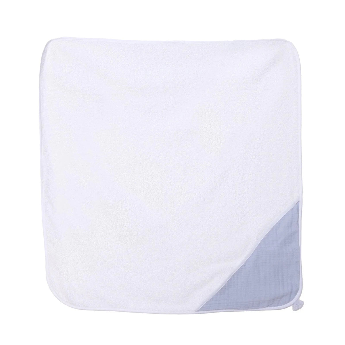 Mollia Muslin Swaddle Baby Bath Towel (75 x 75 cm) Grey - ebebek