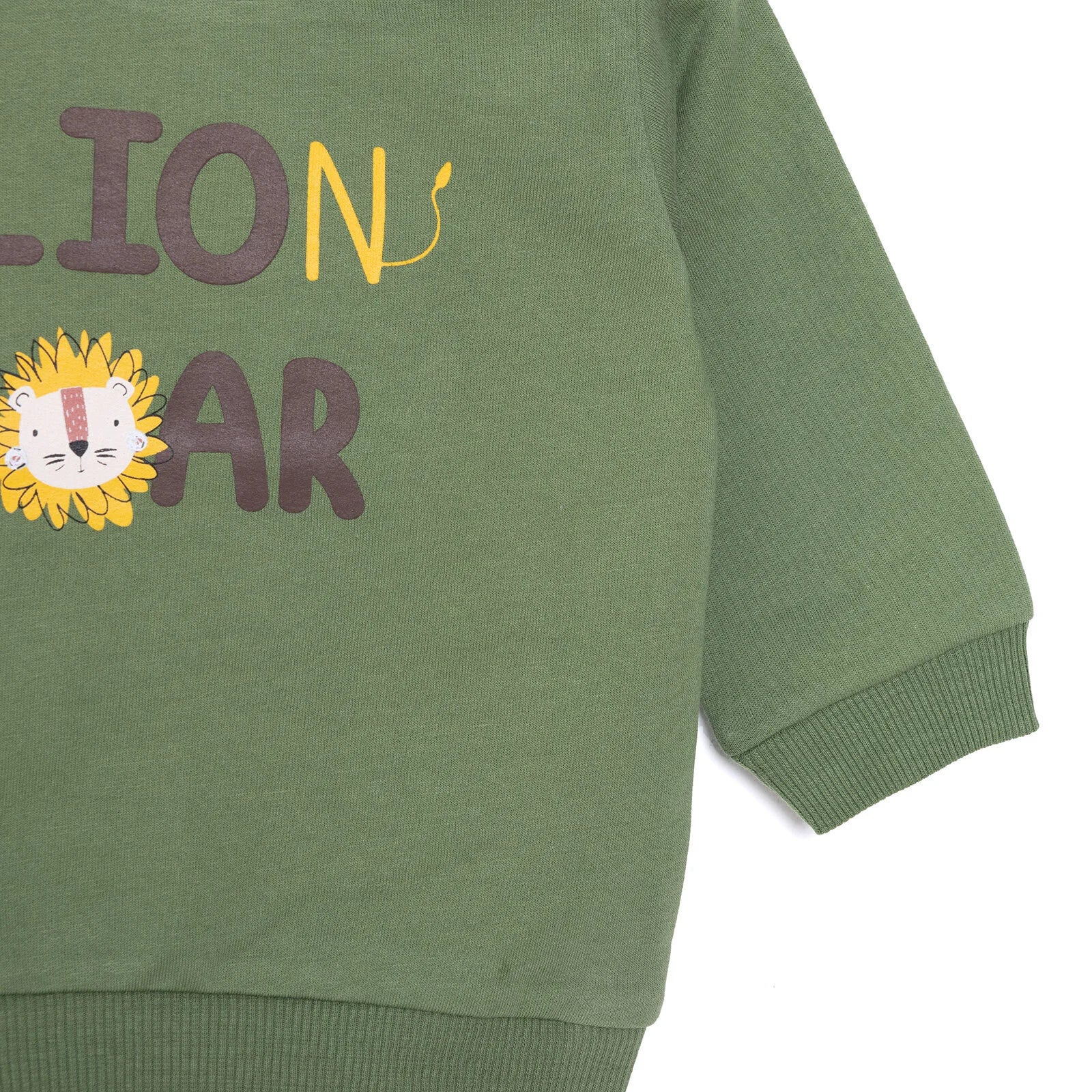 HelloBaby Basic Sweatshirt - Dark Green - ebebek - Black Friday
