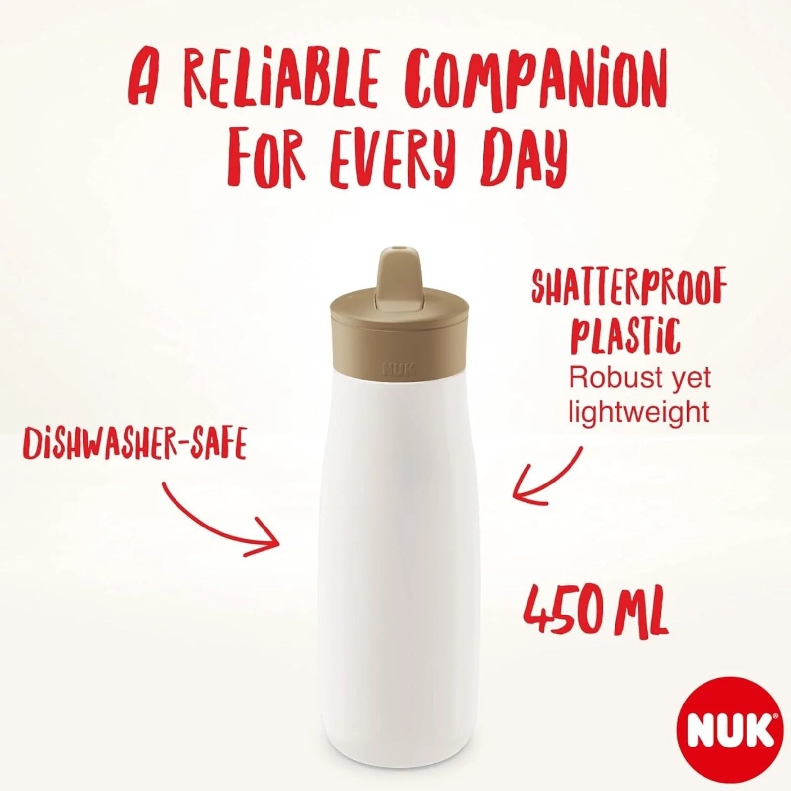 NUK Mini - Mee Flip Cup with 2 - in - 1 Cup 12+ months 450ml - Mint - ebebek - Black Friday