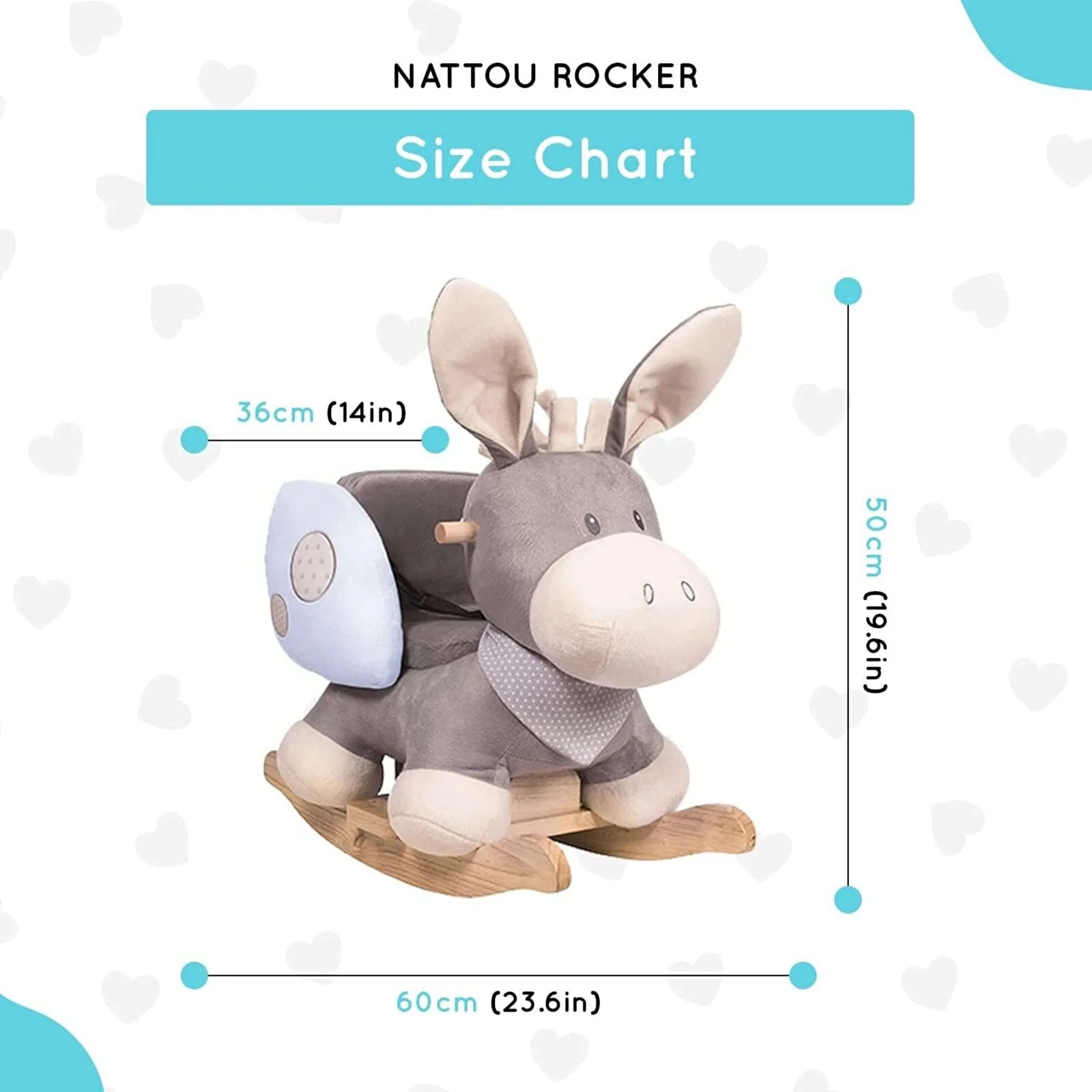Nattou Cappuccino Donkey Rocker - ebebek - Black Friday