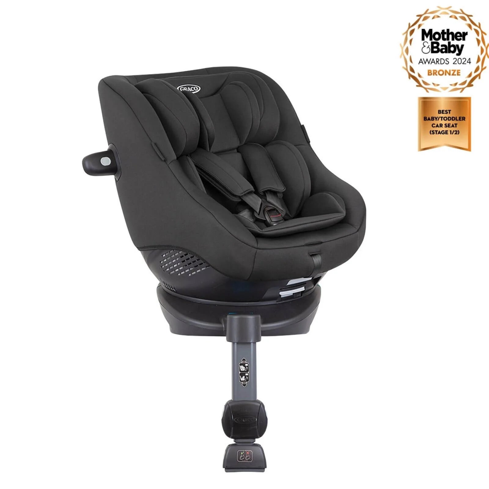 Graco Turn2Me i - Size R129 360° Rotating ISOFIX Car Seat - Midnight - ebebek - Black Friday