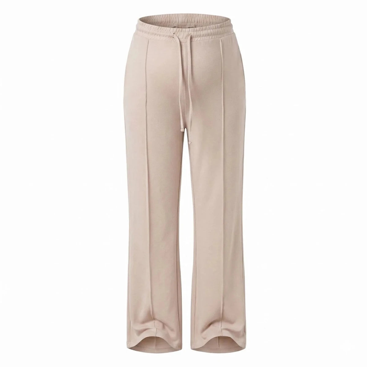 Baby Mom Women's Drawstring Maternity Modal Joggers (S to 2XL) Beige - ebebek
