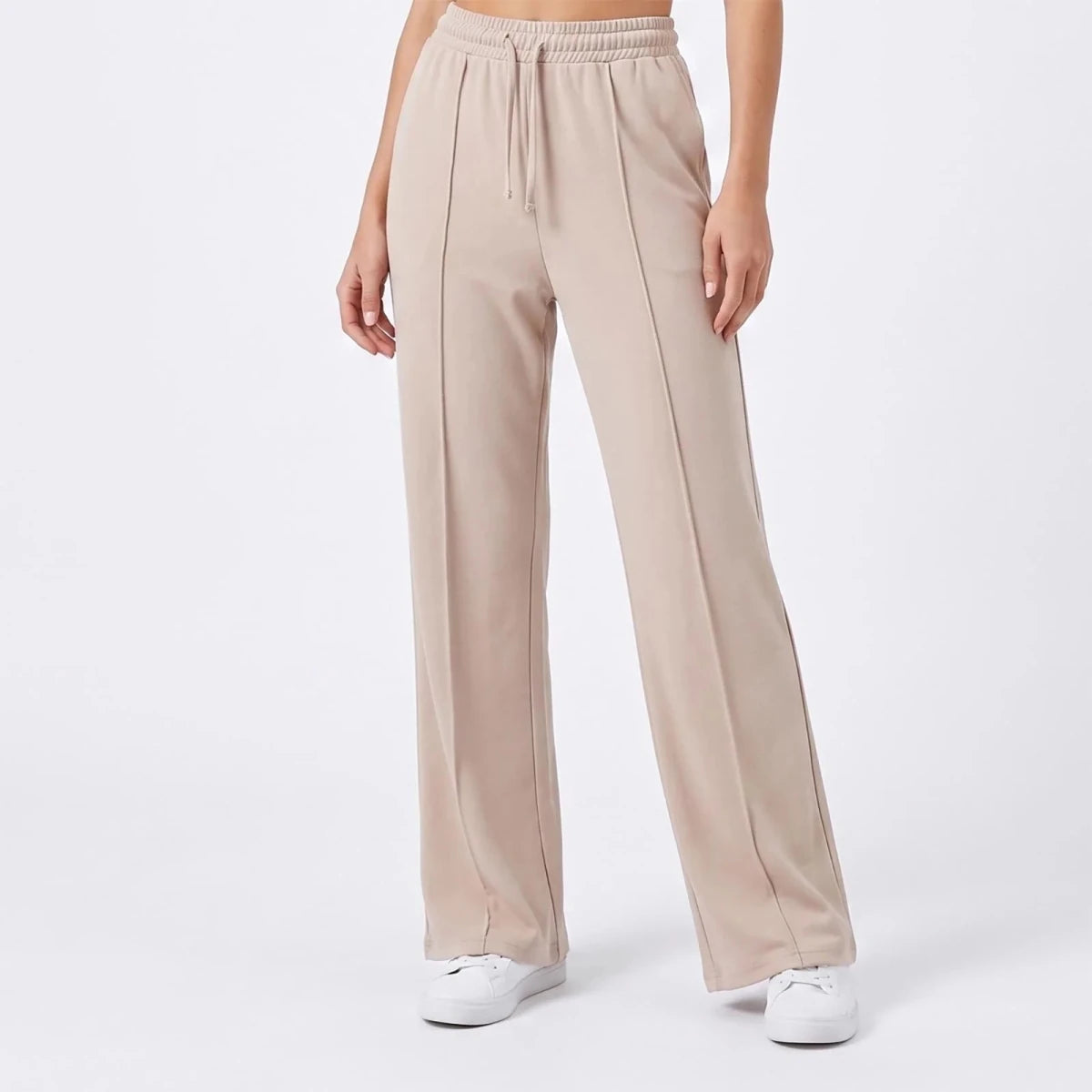 Baby Mom Women's Drawstring Maternity Modal Joggers (S to 2XL) Beige - ebebek