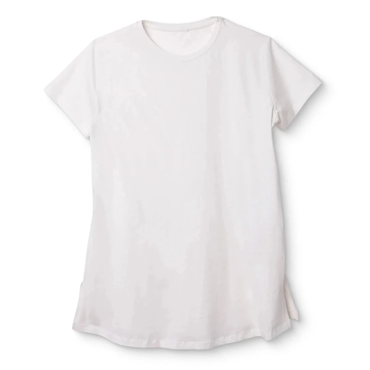 Baby Mom Plain Women's Maternity Short Sleeve T-Shirt (S to 2XL) White - ebebek