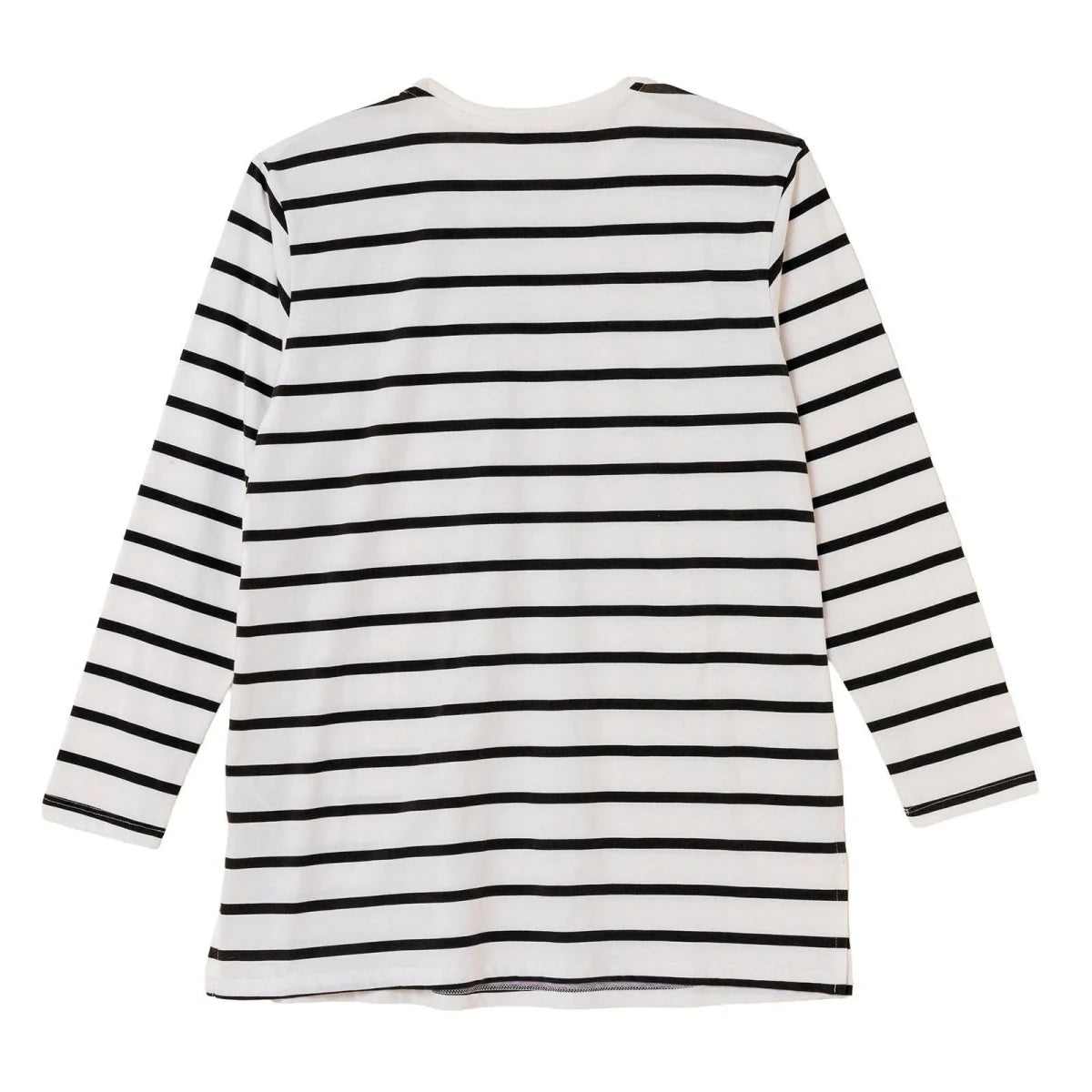 Baby Mom Striped Women's Maternity Long Sleeve T-Shirt (S to 2XL) Black Printed - ebebek