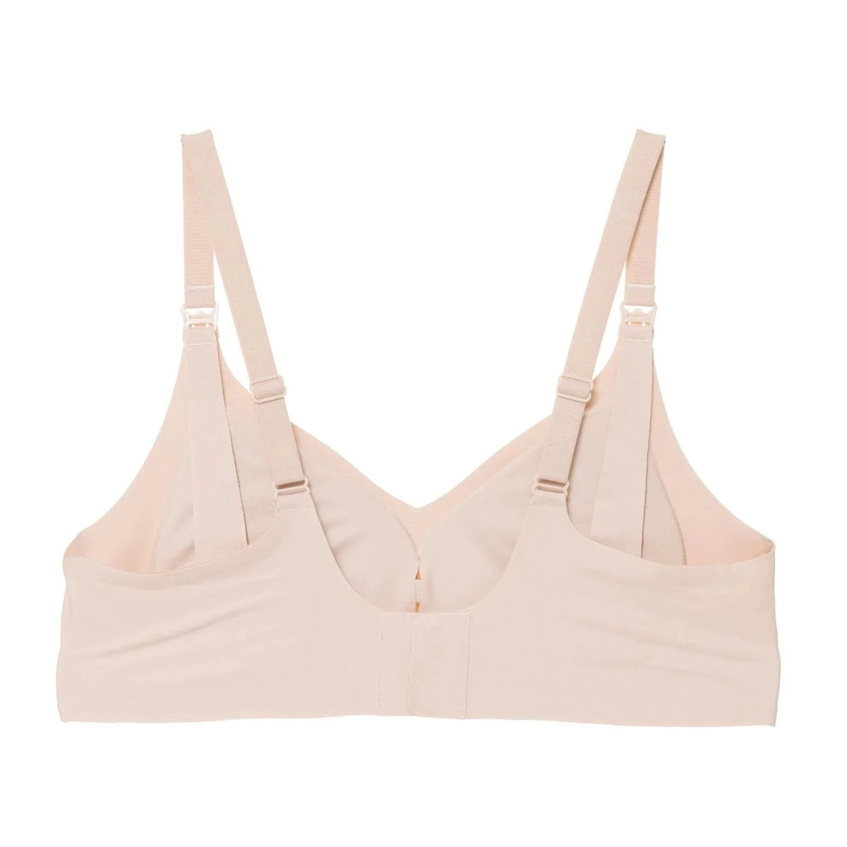 Baby Mom Women's Seamless V-Neck Non-Padded Nursing Bra Nude - ebebek