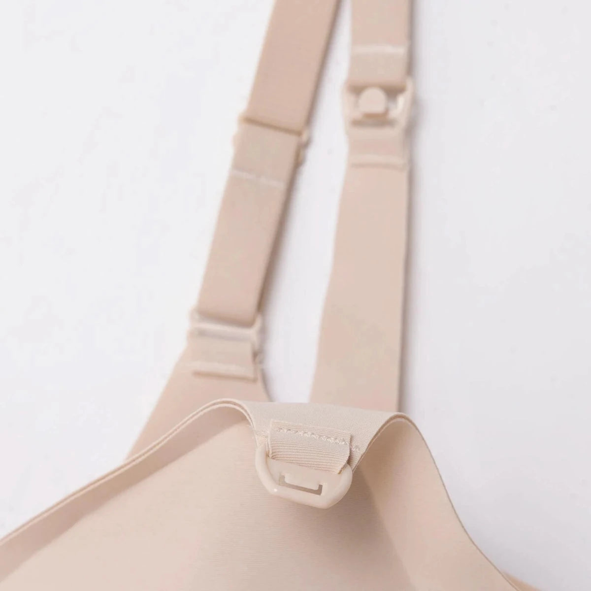 Baby Mom Women's Seamless V-Neck Non-Padded Nursing Bra Nude - ebebek