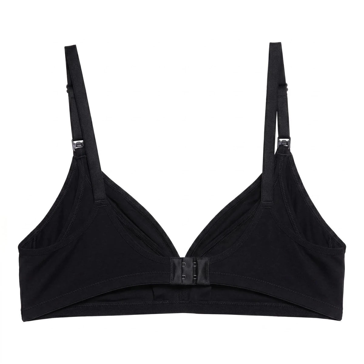 Baby Mom Women's Lace Neckline Non-Padded Nursing Bra Black - ebebek